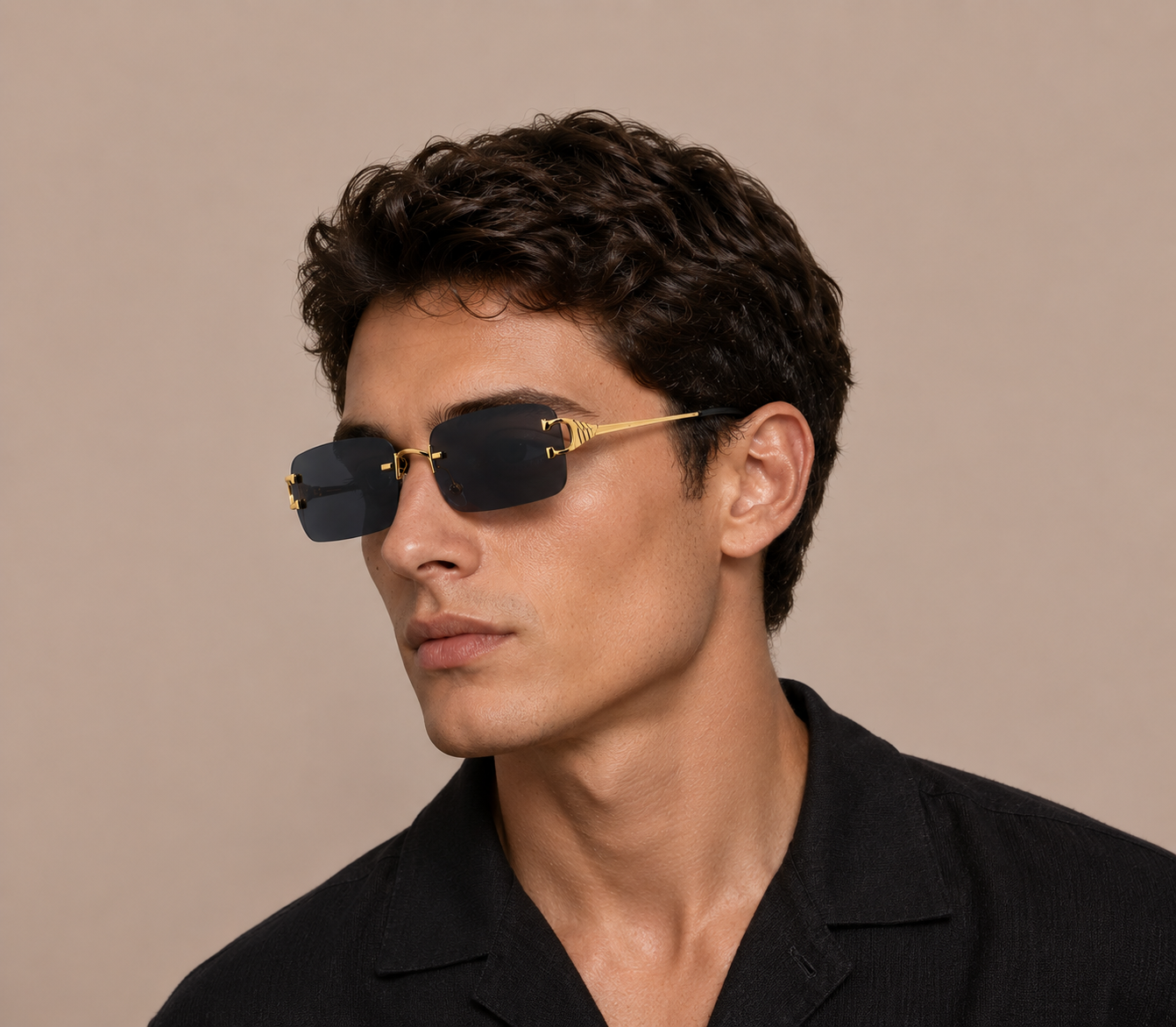 Gold Edge Sunglasses