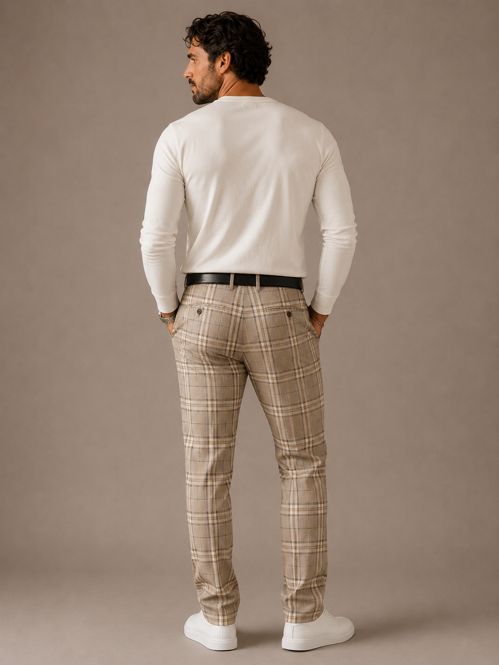 Elite Beige Pantalon